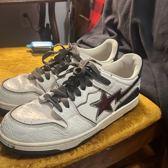 BAPE sk8stas worn well but no damage